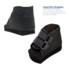 The Orliman® Post-Op Heel Taco Shoe has a Supportive Strapping System