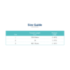 Olriman® External Rotation Sling Size Chart