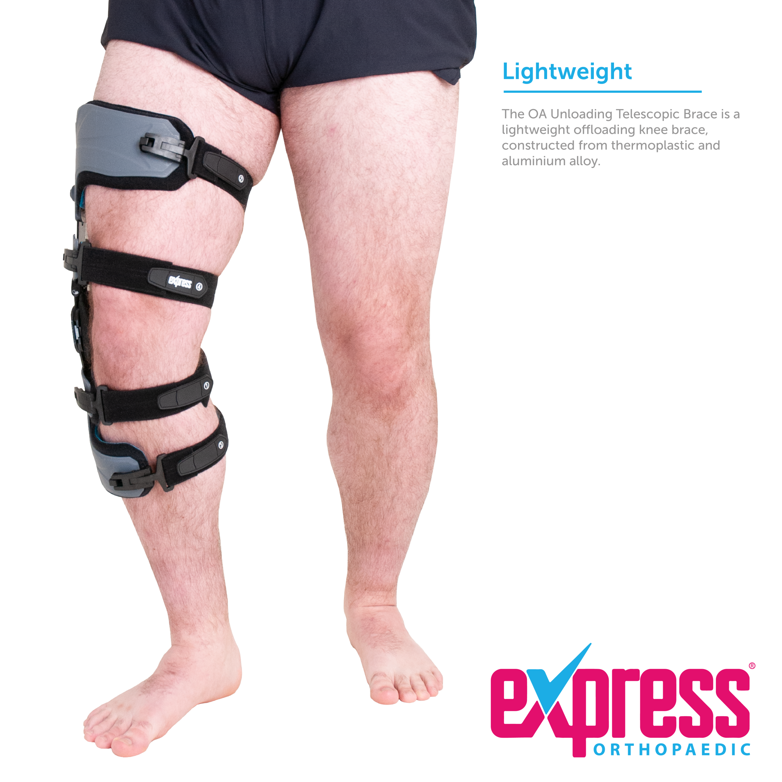 OA Unloading Telescopic Brace, Osteoarthritis Knee, Orthotix