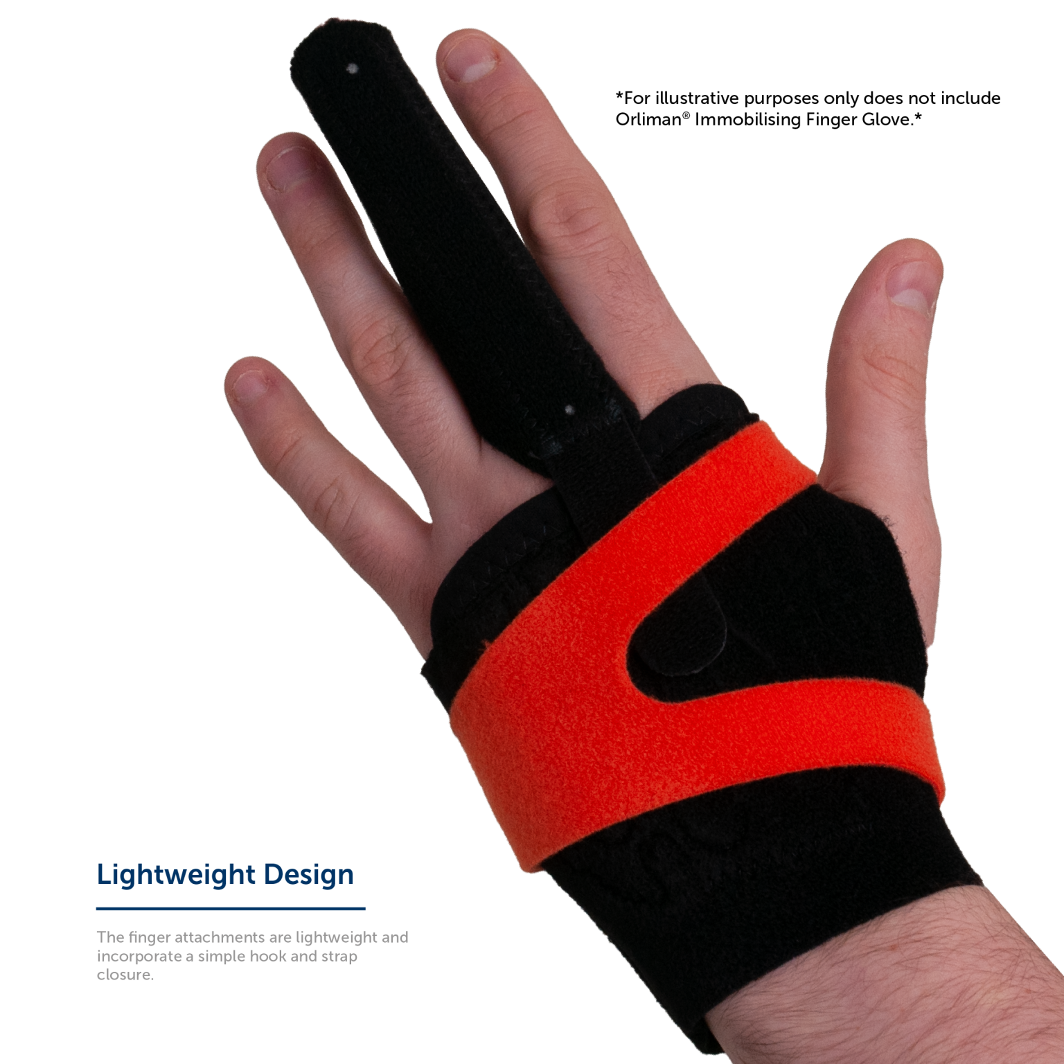 Immobilising Finger Glove Splint Attachment Orthotix UK