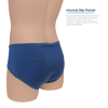 Pavis® Hernia Compression Swimwear contains an internal slip pocket