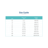 Pavis® Hernia Compression Swimwear Size chart