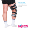Express Orthopaedic® Rigid Functional Knee Brace Is Easily Adjustable