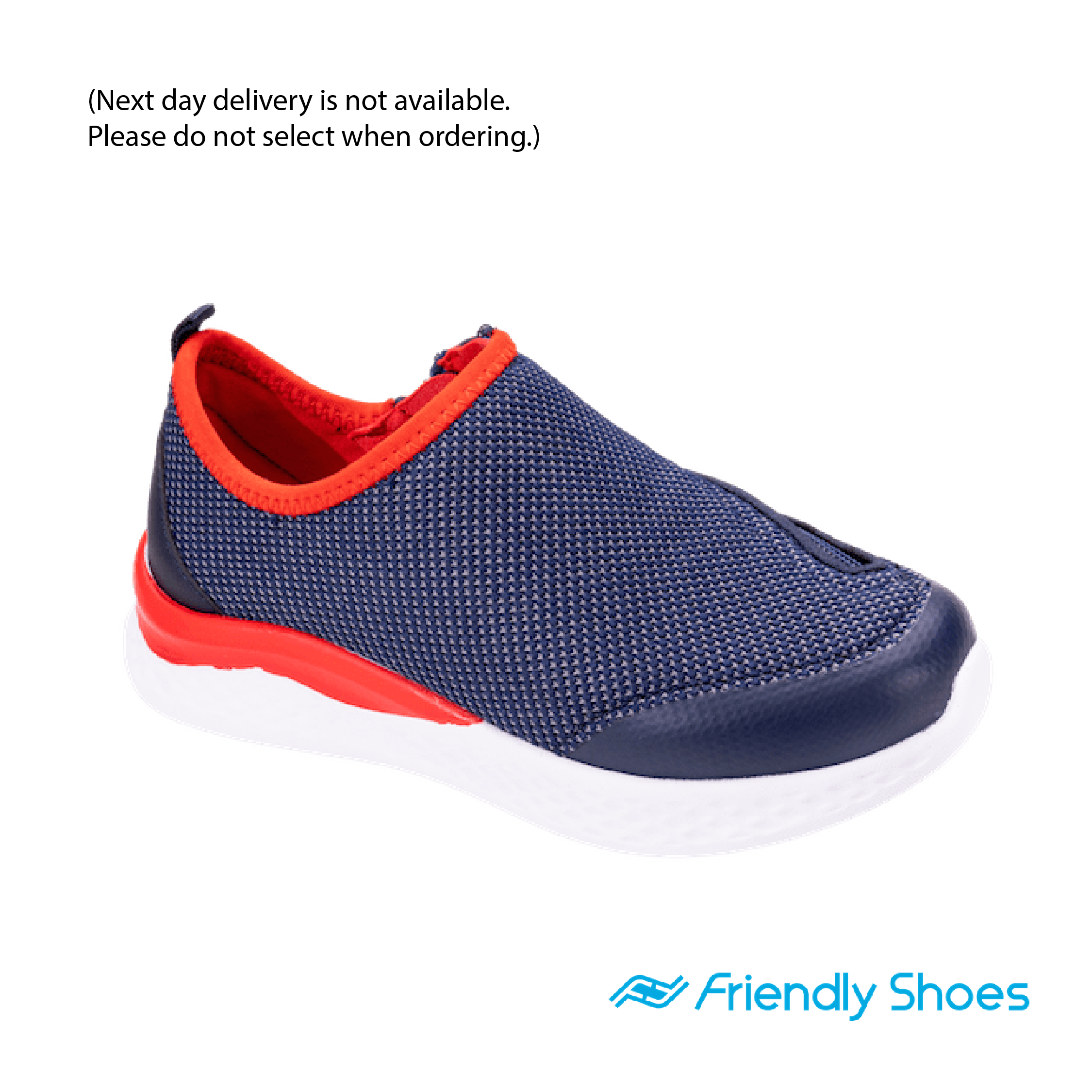 Friendly Shoes Force Navy Red - Image 1